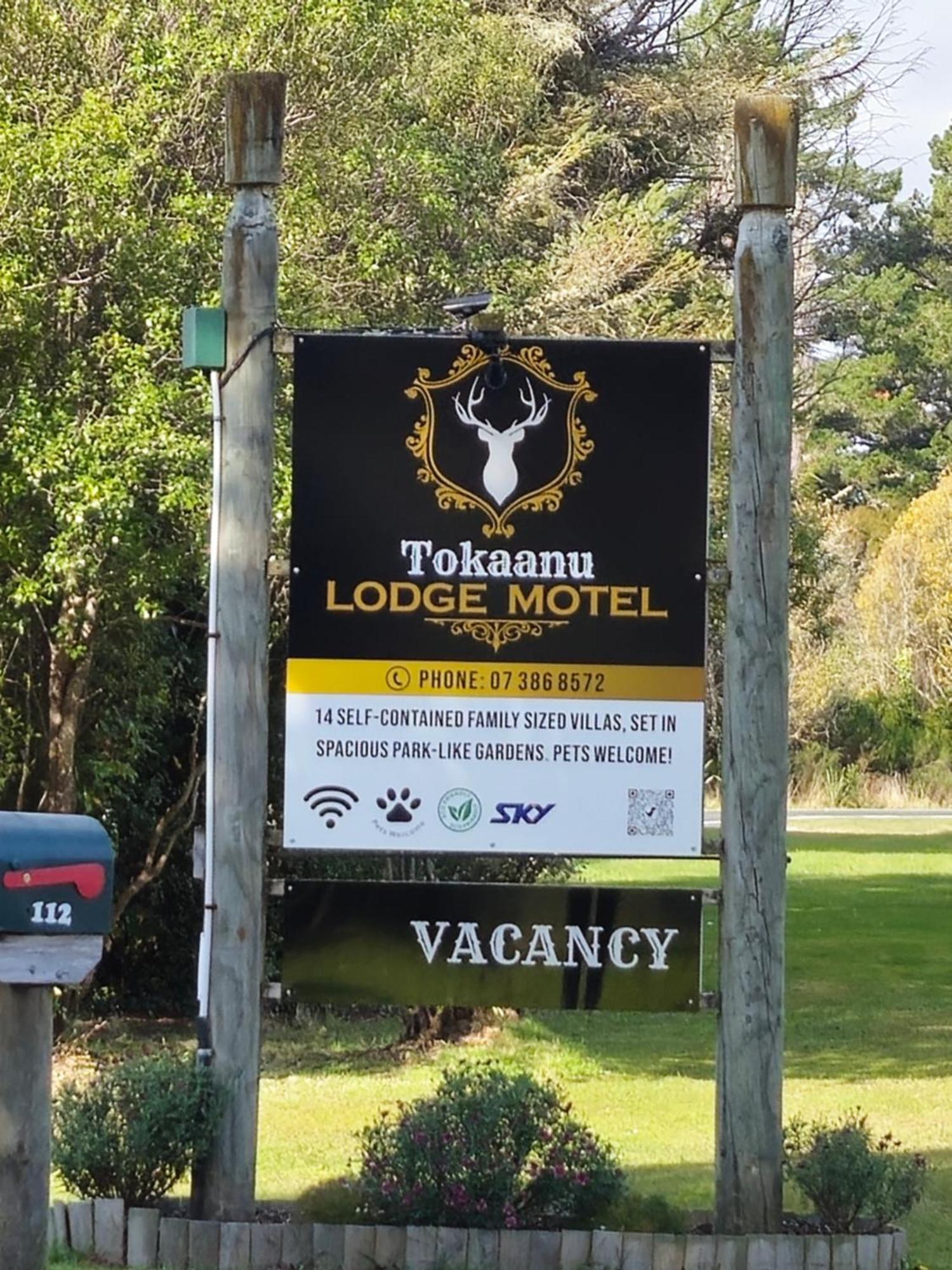Tokaanu Lodge Motel Turangi Kültér fotó